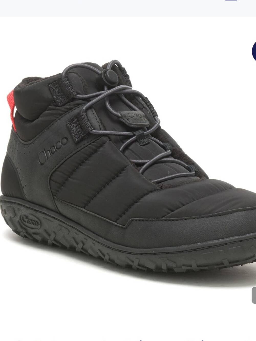 Chaco Men's Ramble Puff Lace Ankle Boot, Black, Size 7.5, Warm For Winter